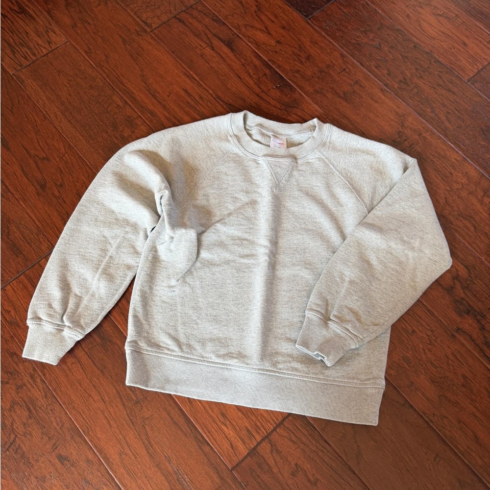 Hanna Andersson Light Gray Crewneck Sweater